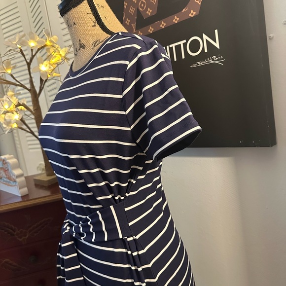 🆕Steve Madden Waist Tie Stripe Dress - Picture 5 of 13